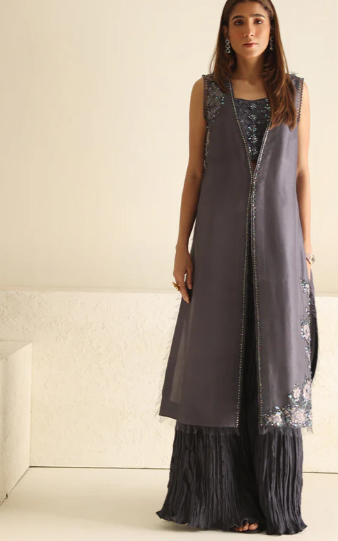 Aurora Grey (Organza Dupatta) Customized Link