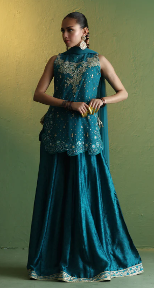 Emerald Oasis (chan and finishing on dupatta-1)
